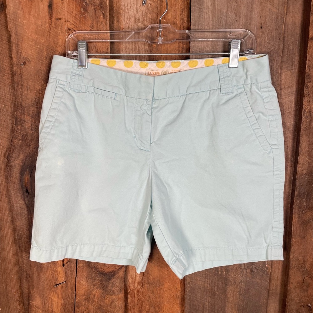 J. Crew Light Blue Chino Shorts - Size 6